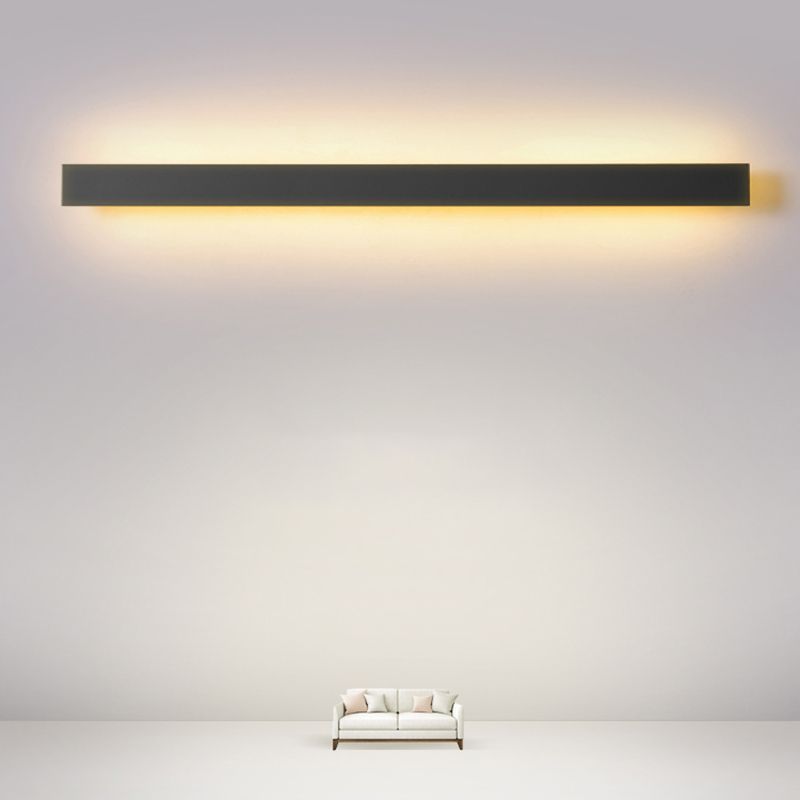 1 Light Linear Wall Lamp Simplicity Metal Wall Mounted Light Fixture