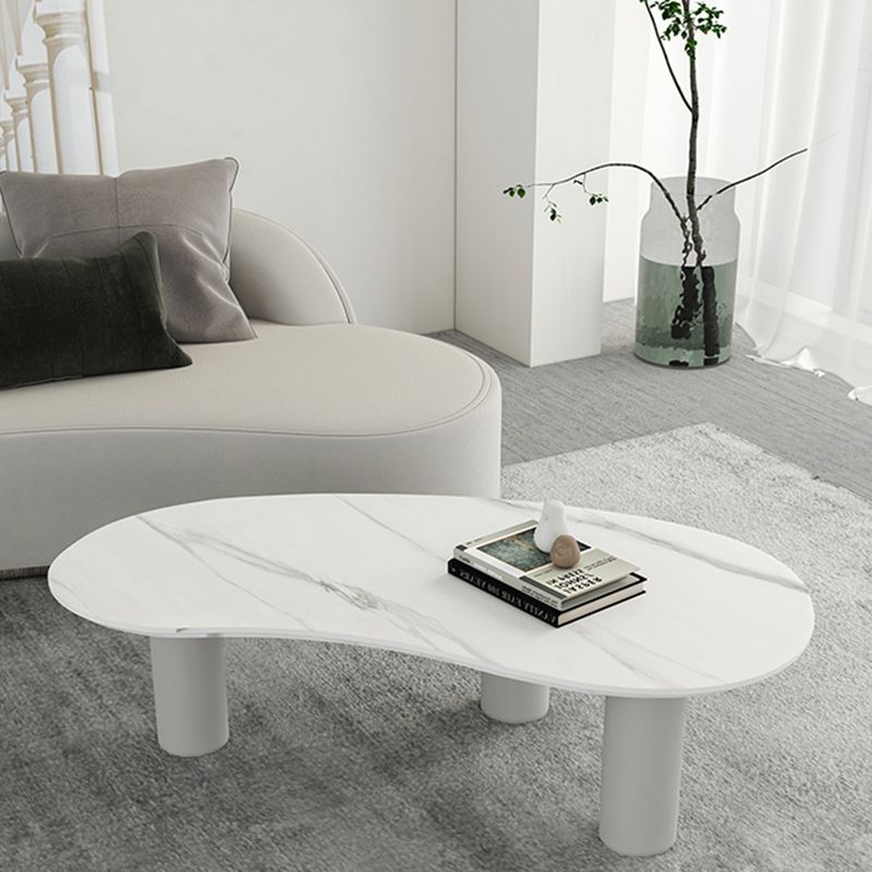 Modern 3 Legs Coffee Table Slate Coffee Table for Living Room