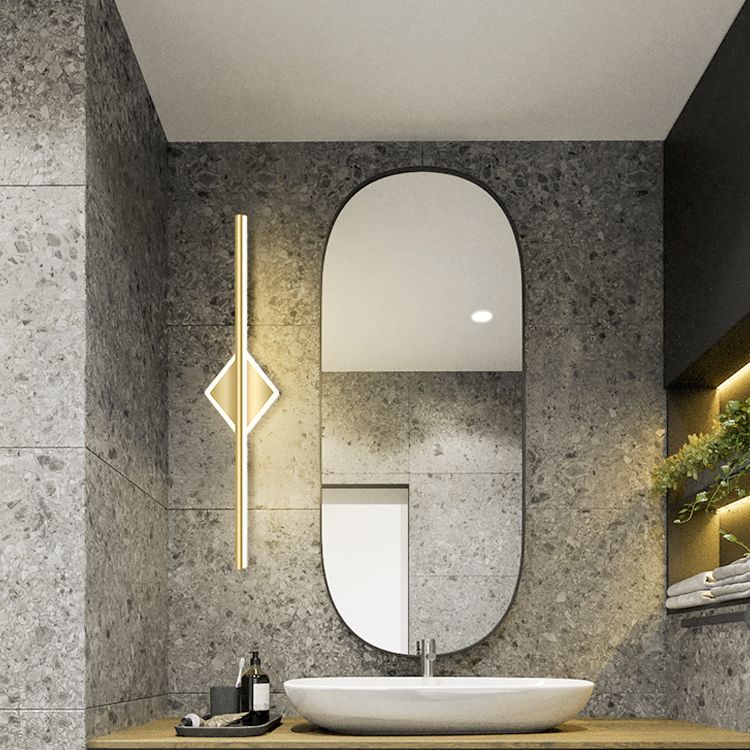 Luci da parete di vanità lineari Simplicità SCONCE MOLTA VANITÀ METALLICA PER BAGNI