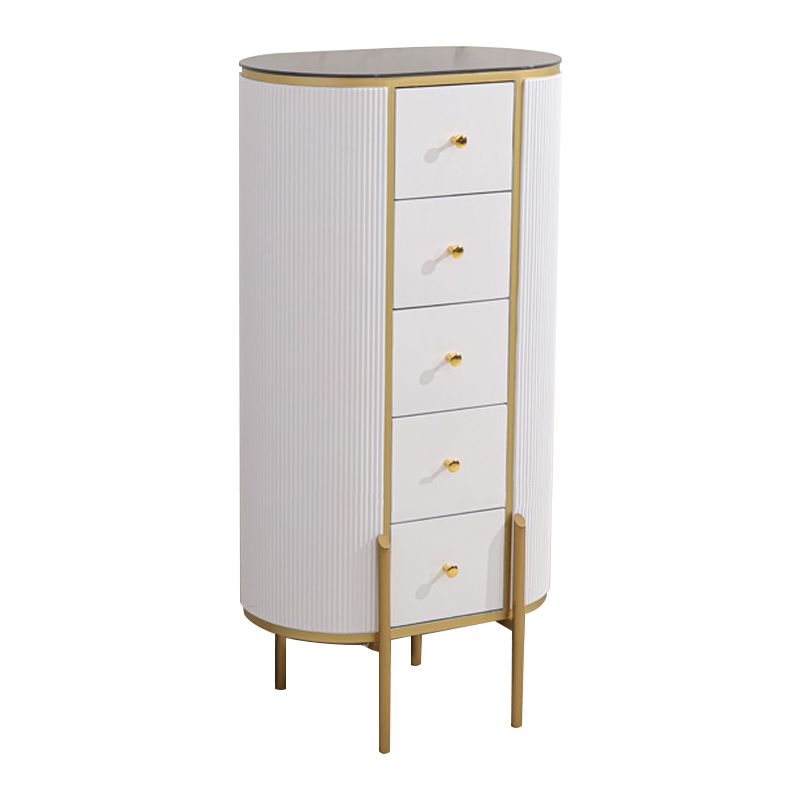 Modern Style Stone Buffet Sideboard 23.6"L Dining Room Buffet Server with Drawer