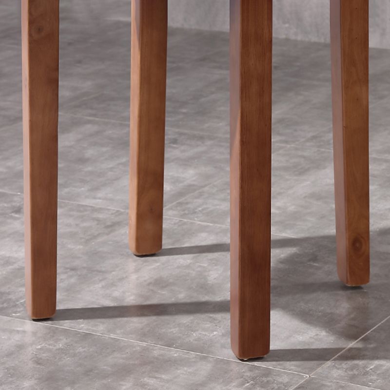 Juego de sillas tradicionales de madera de fresno, sillas de comedor de cocina con brazo trasero sólido