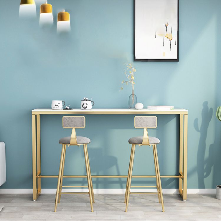 Mesa de vinos de mármol moderno moderno Mesa de cóctel de altura de la barra de la barra del fútbol