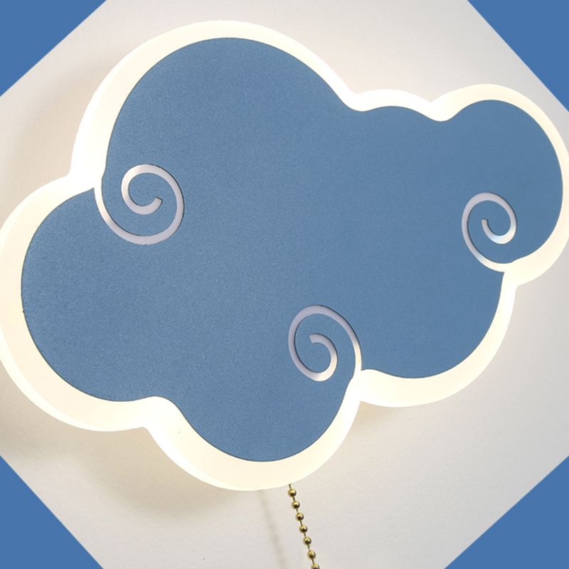 Accesorios de iluminación de la pared de la nube Metal de estilo moderno 1 Lámparas de pared de luz