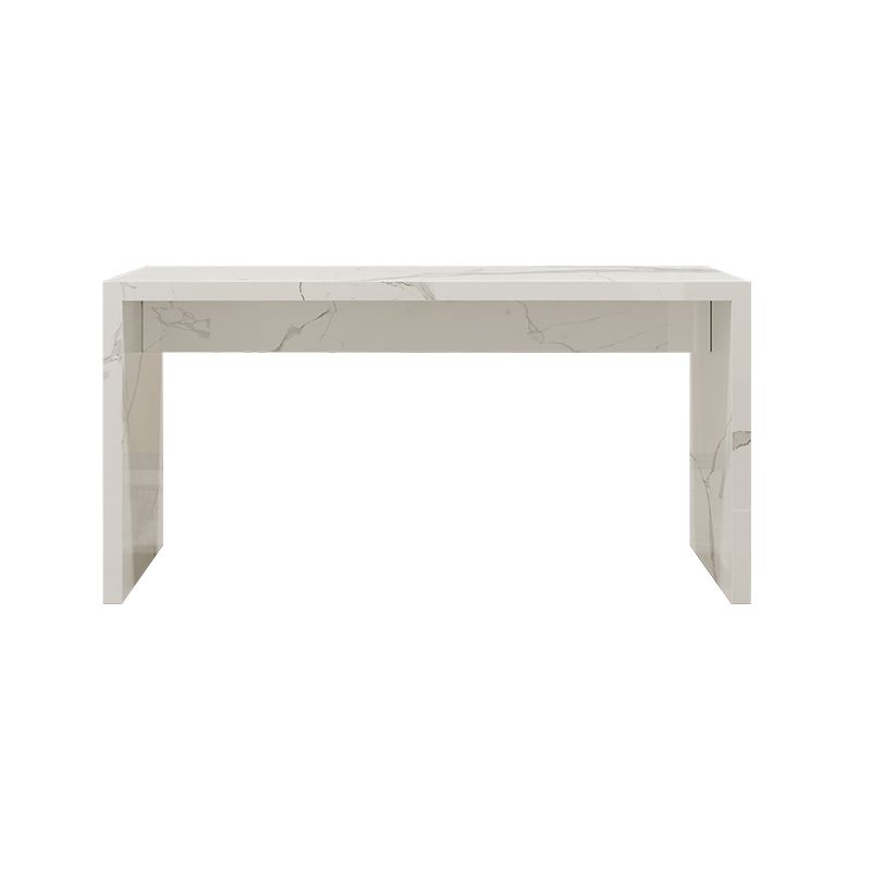 Contemporary Living Room Rectangle Double pedestal Bar Dining Table