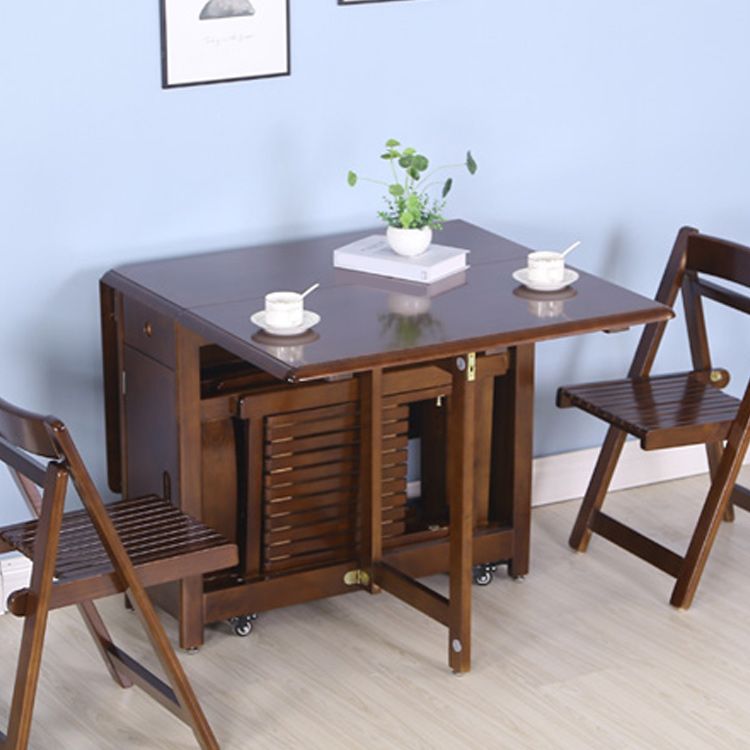 Solid Wood Table Mid-Century Modern Table with Pedestal Base,35.43"W x 51.18"L x 29.53"H