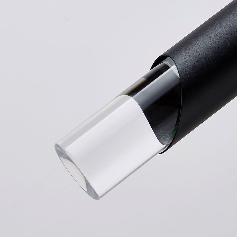 Aluminium Cylindrical LED Pendant Light in Modern Concise Style Acrylic Hanging Lamp for Interior Spaces
