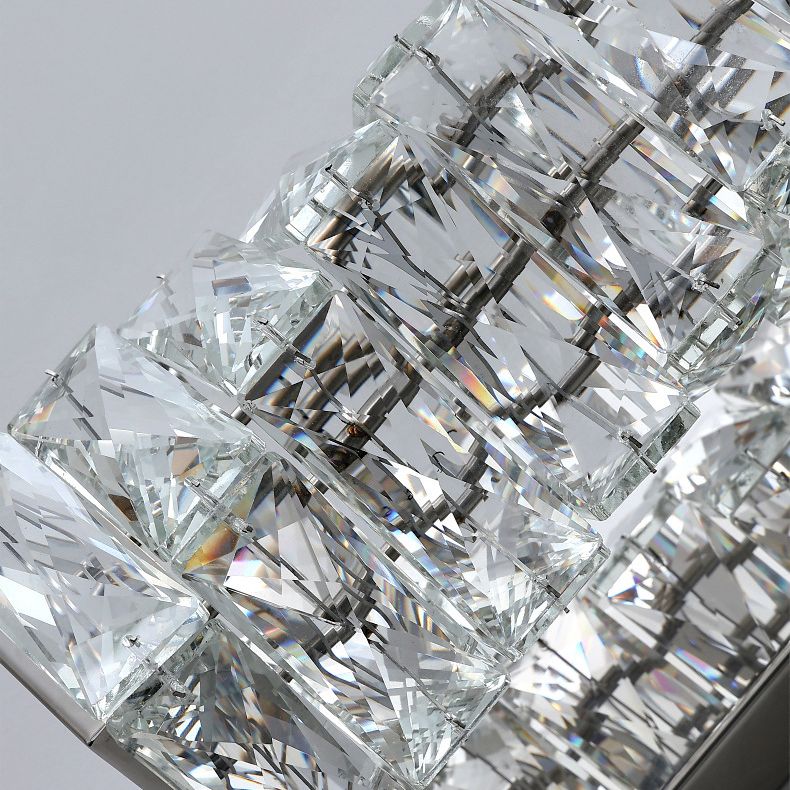 Tombra geométrica Multi-luces Medro de pared Moderna Moder de montura de pared de la pared en plata