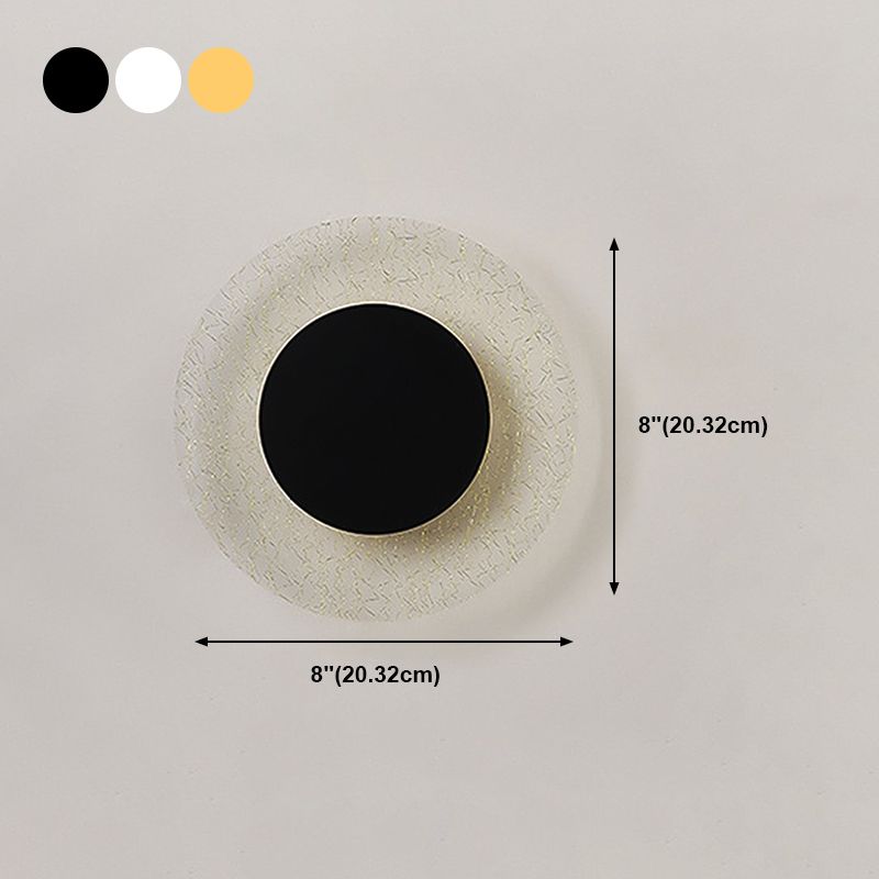 1-Light Wall Sconce Modern Style Metal Wall Lighting for Bedroom