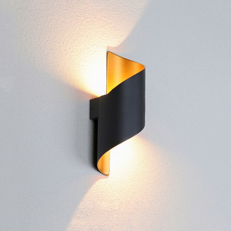 Modern Aluminum Wall Light Geometric 11" High LED Wall Washer for Outdoors