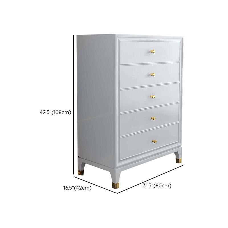 Classic Glam Storage Chest White 5/8/9 Drawers Chest , 15.6-inch Width