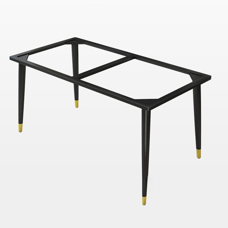 Dining Room Set Nordic Sintered Stone Rectangular Dining Table with Trestle Base