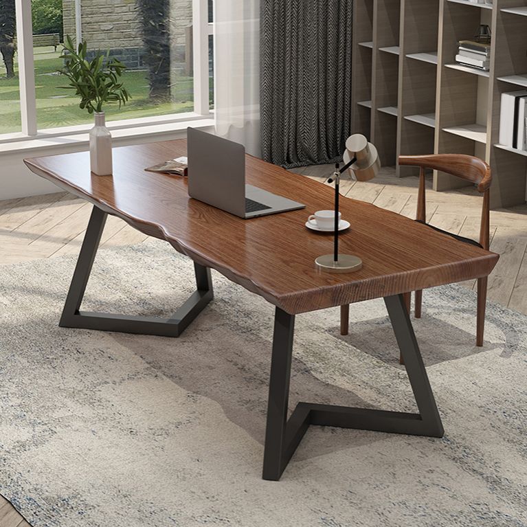Industrial Style Rectangle Wood Table Set 1/2 Pieces Dining Set for Kitchen