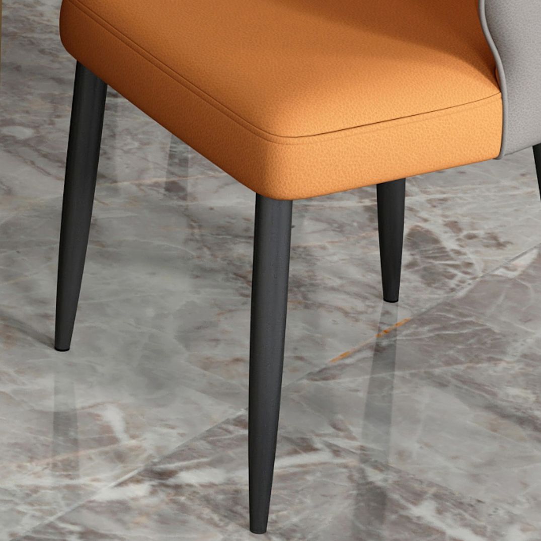 Contemporary Style Parsons Upholstered Dining Arm Chair for Home