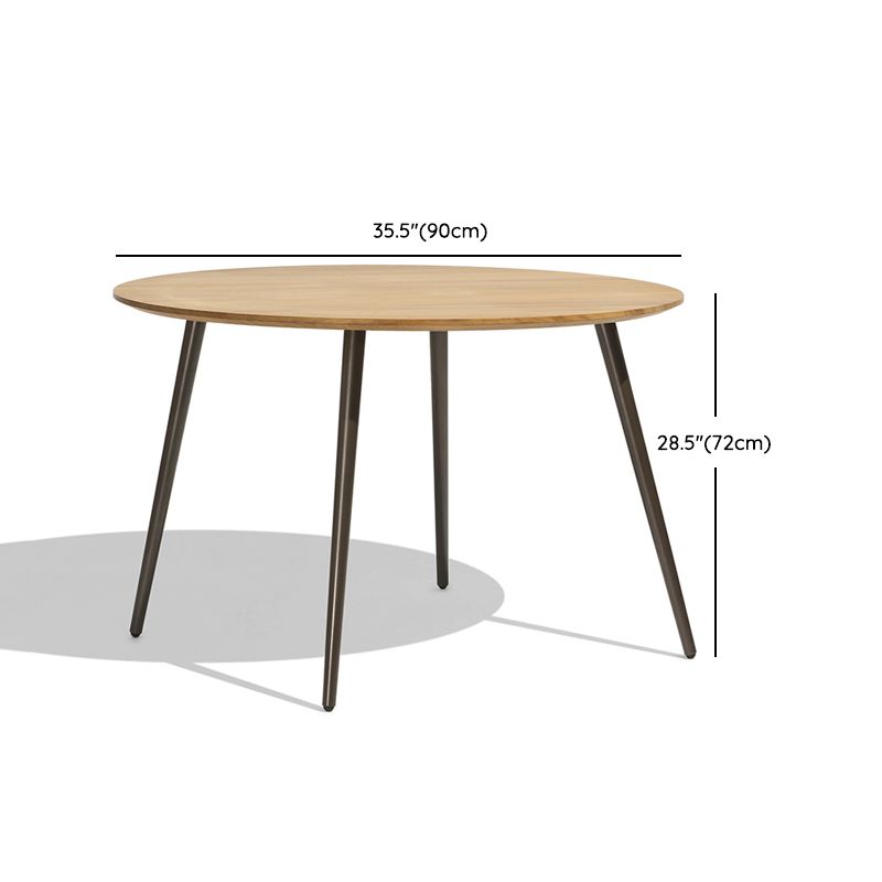 Boho Round Dining Table Set 1/3/4/5 Pieces Patio Dining Table Set