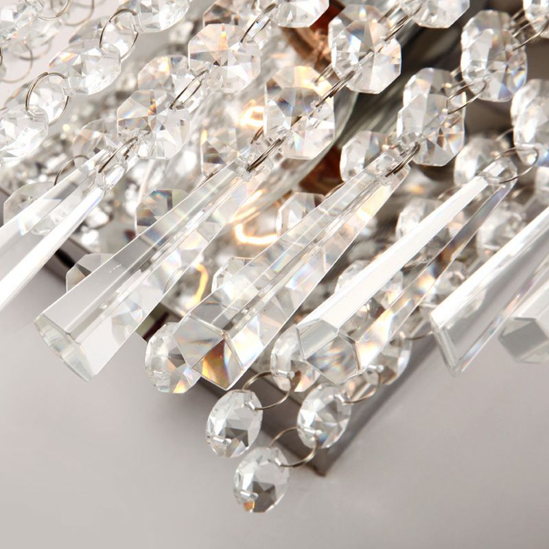 Modern Unique Shape Wall Light Sconces Crystal 1 Light Wall Lighting Fixtures