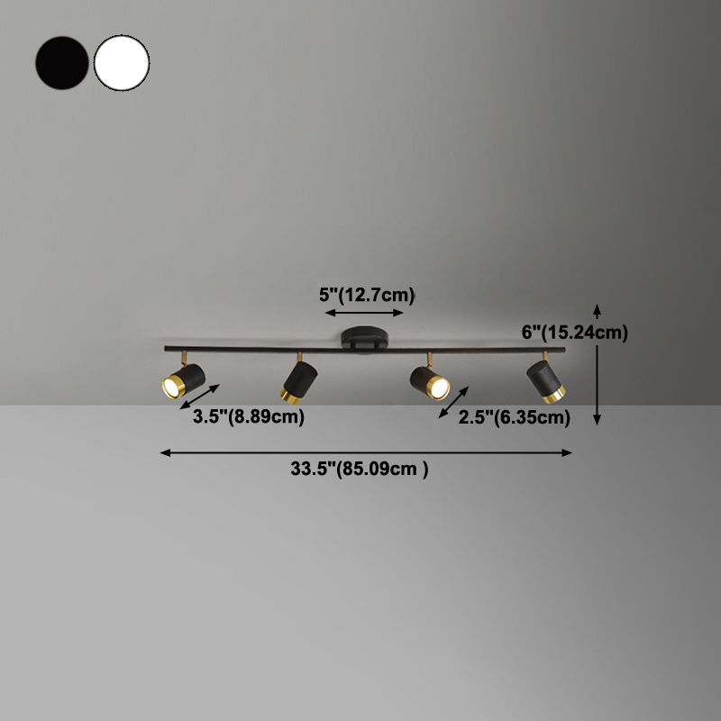 Moderne Stilzylindrische Form Deckenleuchte Multi -Licht Deckenlampe für das Restaurant