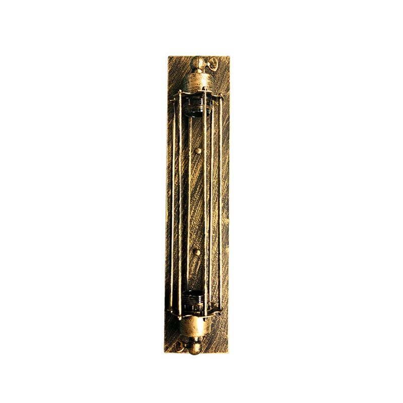 Contemporary Wall Sconce Cylinder Shape Vanity Lamp with Metal Shade for Bathroom