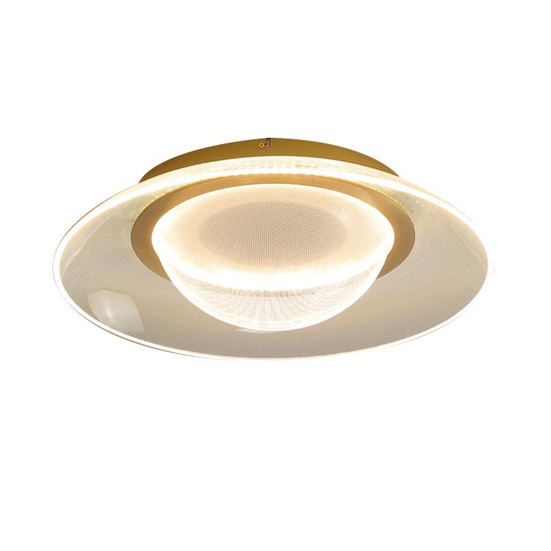 Modern Creative Style Flush Mount Acrylic LED Ceiling Light Fixture for Bedroom