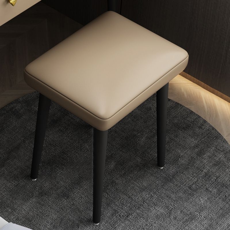 23.62" Wide Stone Vanity Table Modern Makeup Vanity Table Set with Storage Drawers