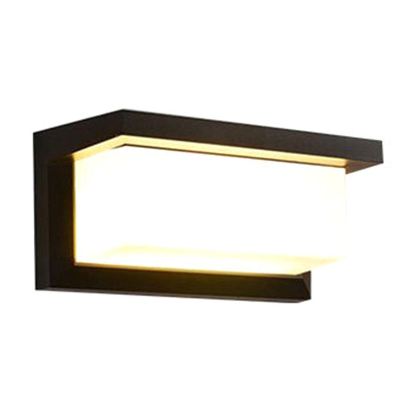 Modern Minimalist Style Wall Light Sconces Acrylic 1 Light Wall Lights for Outside Wall