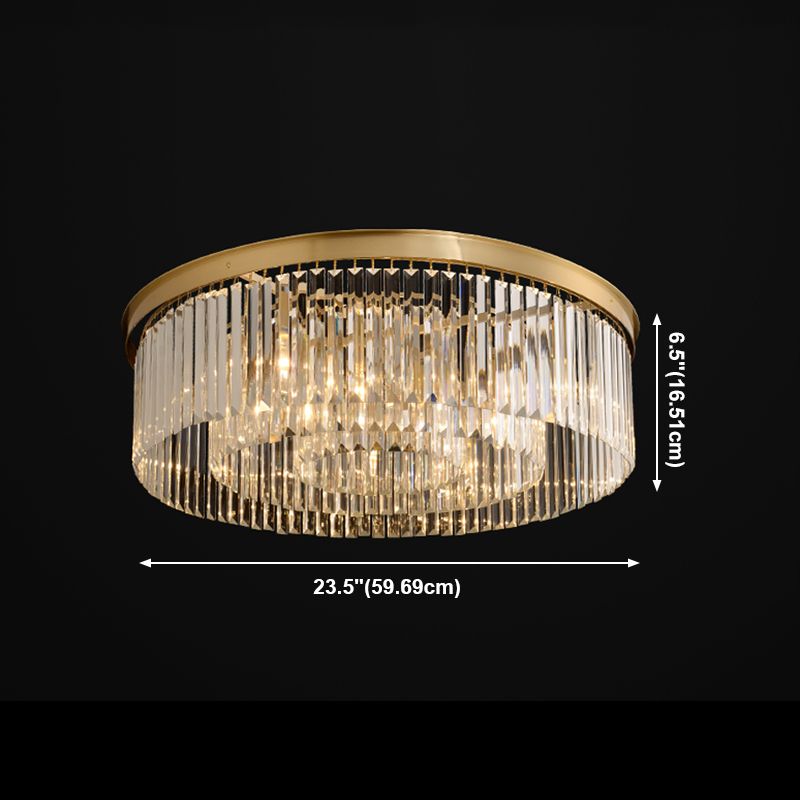 Illuminazione a soffitto in cristallo multitesta Plafoniere moderne da incasso