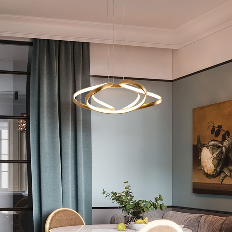 Lámpara de lámpara LED de lámpara de lámpara de onda de metal