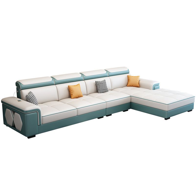 Contemporary L-shape Sectionals Right Hand Facing Sofa and Chaise for Living Room