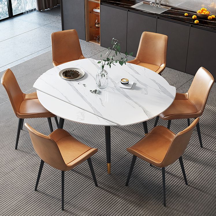 Tavolino da pranzo in pietra sinterizzato in stile moderno per uso domestico per uso domestico