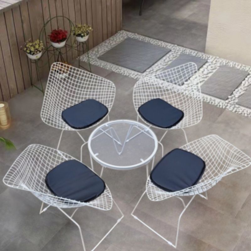 Modern Dining Table Set 1/3/4/5 Pieces Round Bistro Table Set