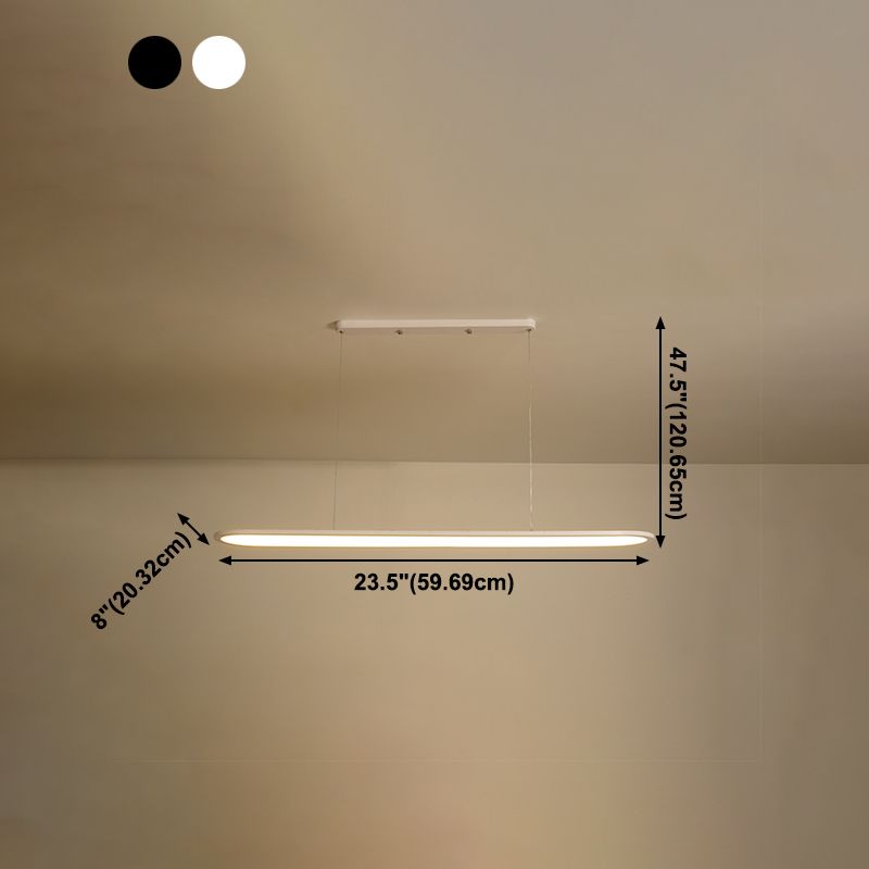 LED Pendant Light Dining Room Modern Simple Style Ceiling Hanging Lamp Fixture