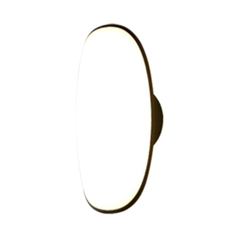 Simple Wall Sconce Curl Outdoor Wall Light Fixture with Acrylic Shade