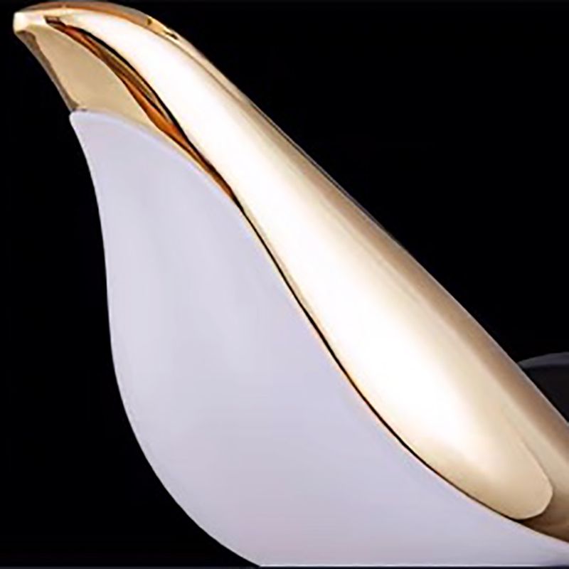 Nordischer Stil Metall Wandleuchte Vogelform Wandleuchte in Gold für Wohnzimmer