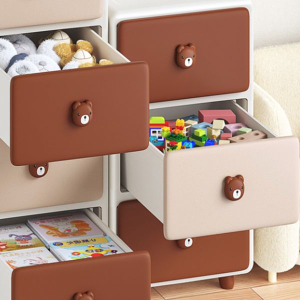 Contemporary Storage Cabinet with Legs Non-Hanging Armoire for Home