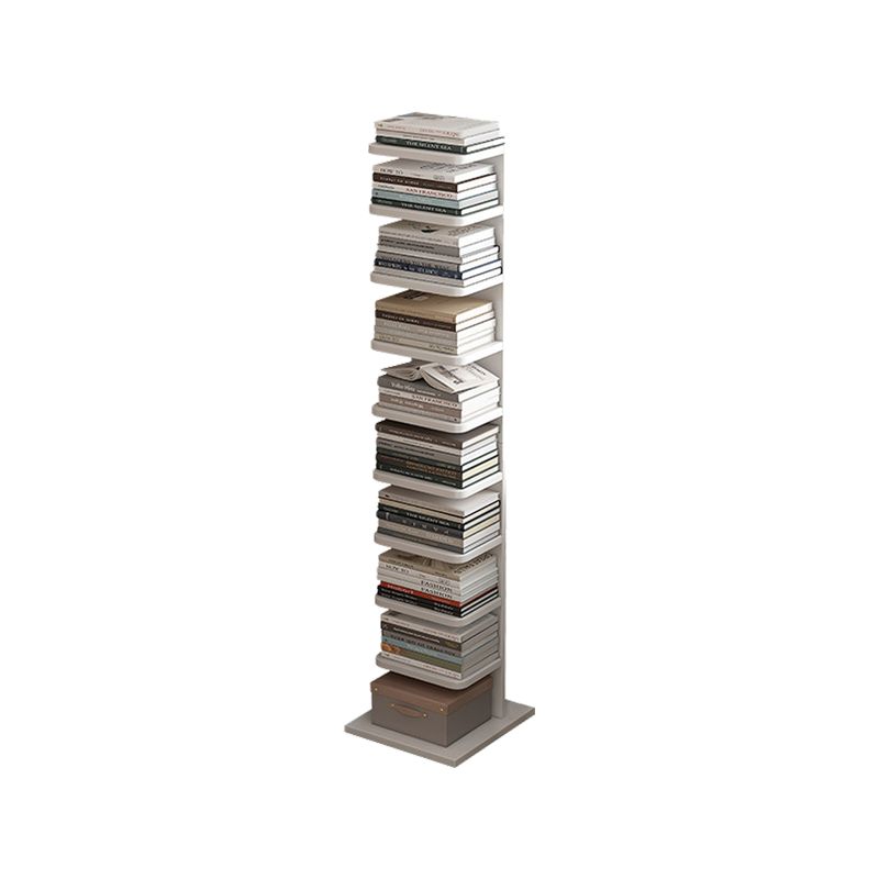 Modern Engineered Wood Bookshelf Standard Bookcase with Shelves