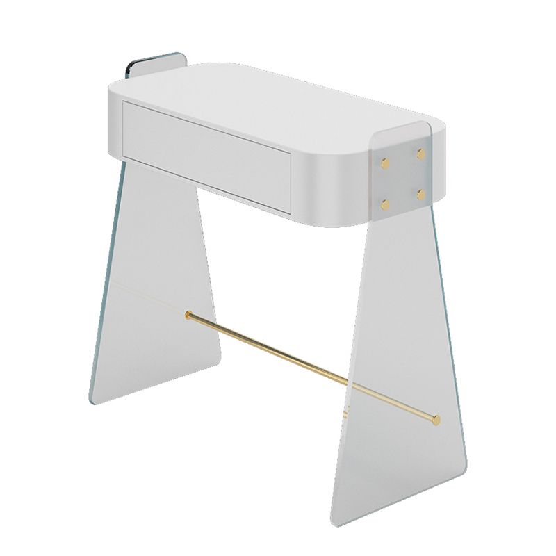 Contemporary Vanity Set with 1 Storage Drawer Wooden Make-up Vanity