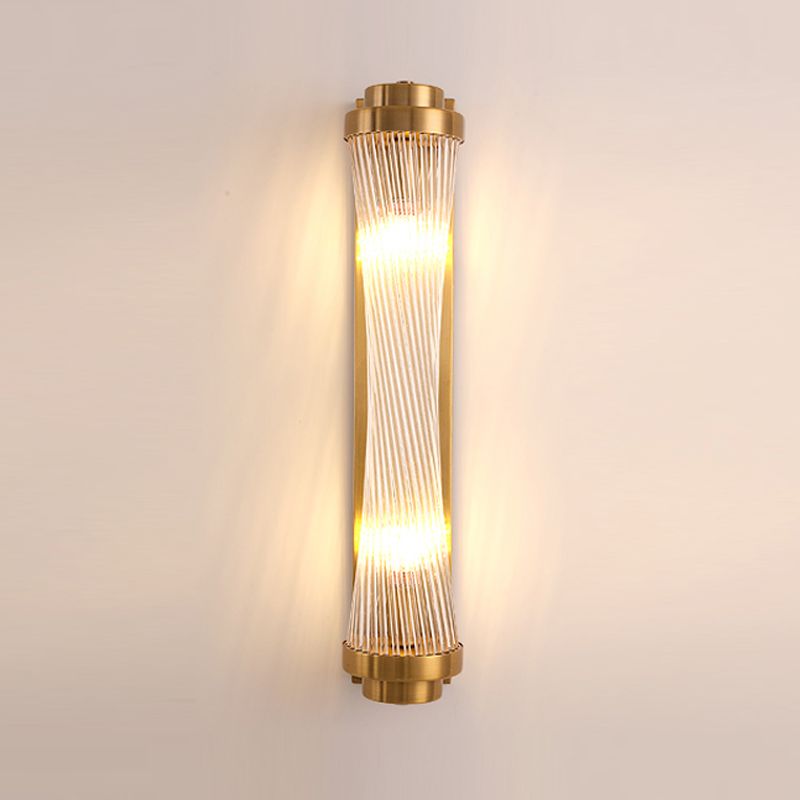 1/2 Heads Postmodern Wall Sconce Crystal Sconce Light Fixture for Living Room Bedroom