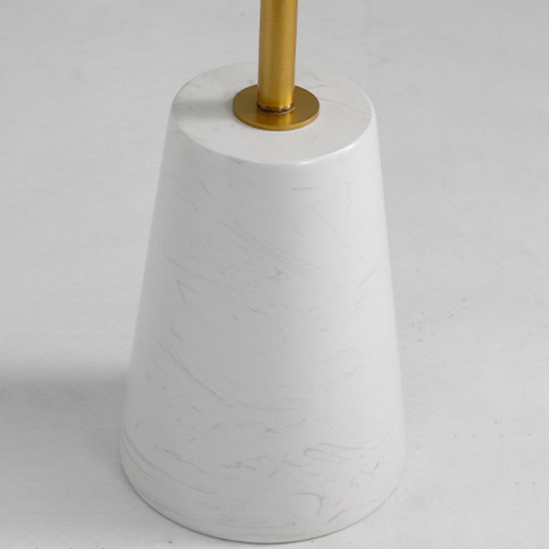 Contemporary  Pedestal End Table Metal Side Table  for Bedroom