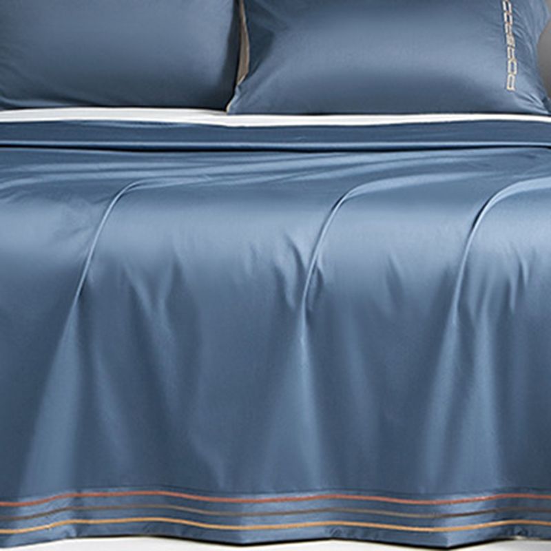100 Long Staple Cotton Sheet Set Embroidery 1 and 2-Piece Bed Sheets