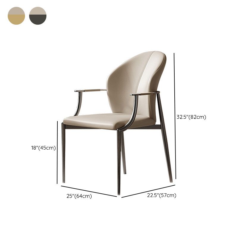 Wingback Arm Chair Industrial Dining Room Chair for Dining Room
