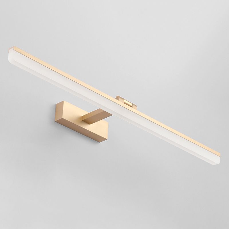 Nordic Simplicity Rectangular Wall Lights Plastic Sconce Light Fixtures for Bathroom
