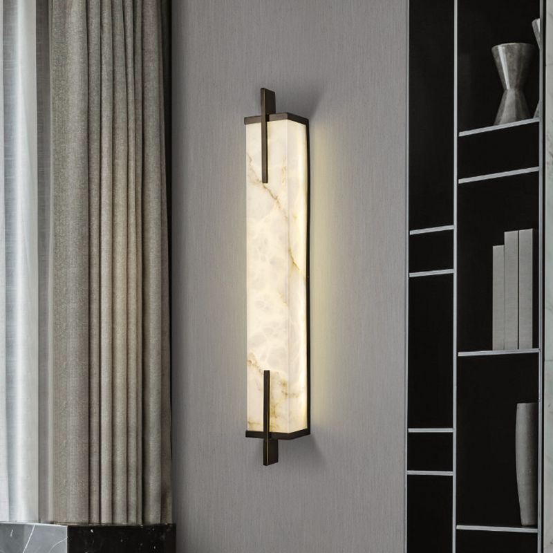 Contemporary Metal Wall Sconce Lighting Geometric Shape Wall Lamp for Living Room