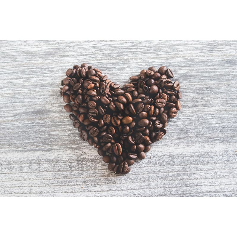 Contemporary  Style Mural with Coffee Beans Painting Commercial Use Wall Covering