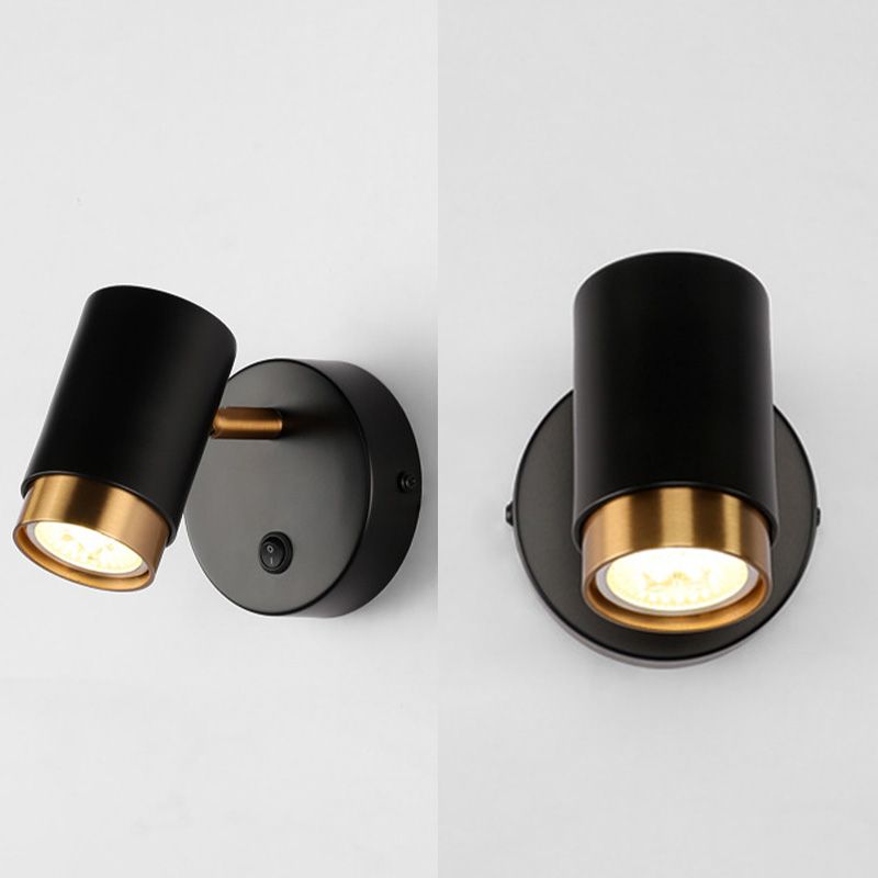 Moderne einfache Wandleuchter 1 Blub Metall Wandmontierte Leuchte für Schlafzimmer Leselampe