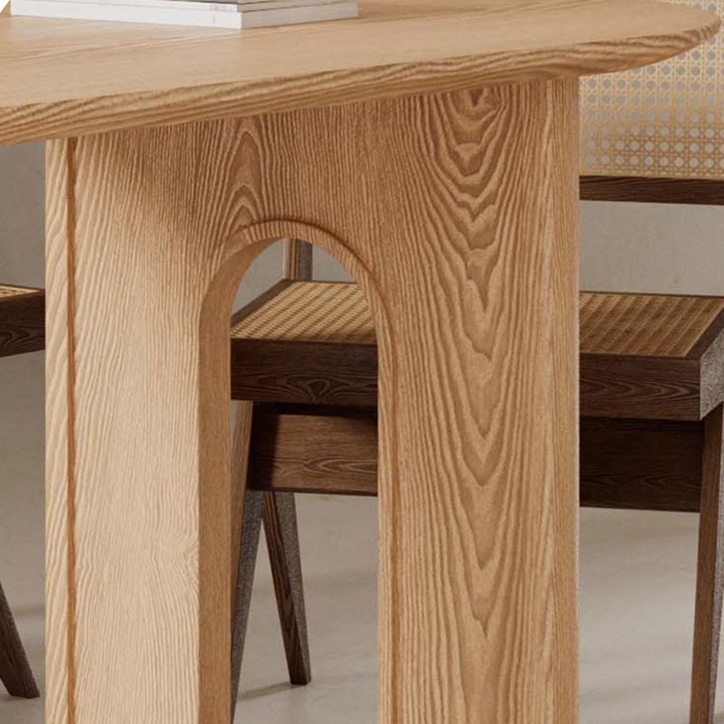 Solid Wood Dining Room Dinner Kitchen Table Contemporary Dining Table