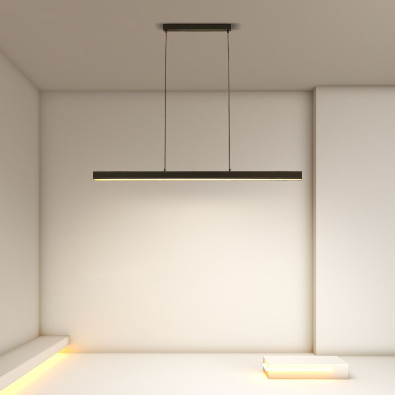 LED Kitchen Island Lighting Contemporary Black/White Ceiling Light for Home
