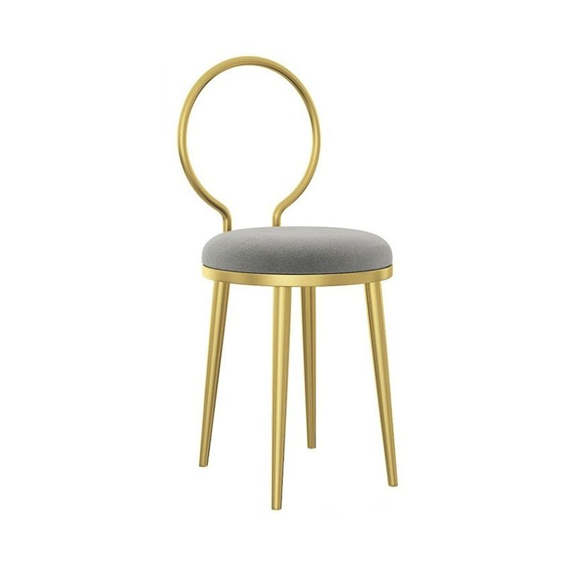 Scandinavian Upholstered Side Chairs Open Back Dining Side Chair