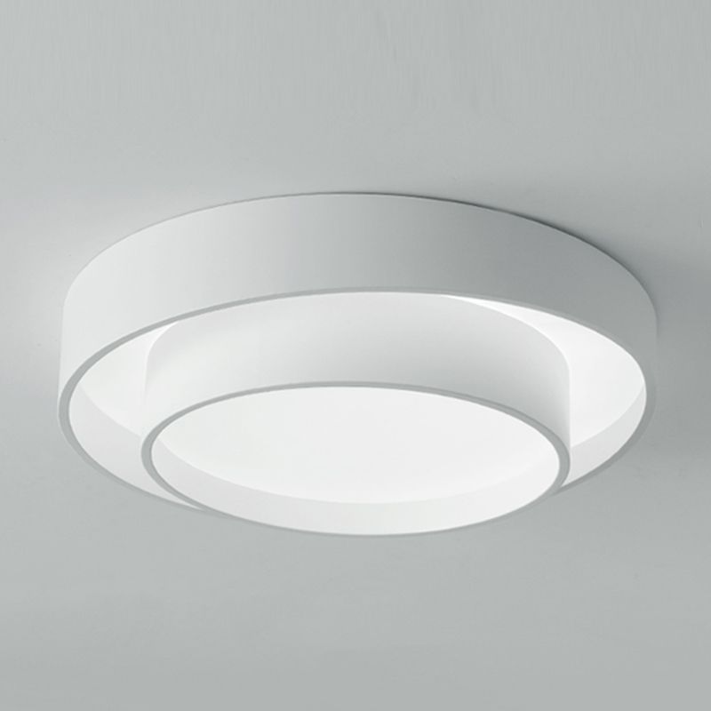 Forma a forma di metallo a sfioramento della luce moderna moderna a filo a filo a filo a filo in bianco