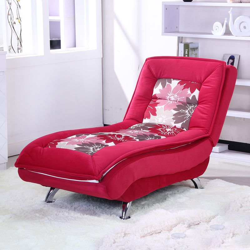 Modern Cushioned Chaise Lounge Armless Chaise for Living Room Adjustable Chaise