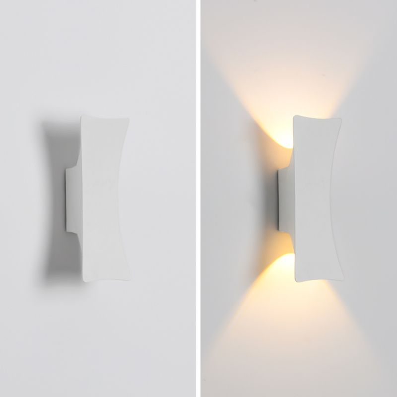 Modern Minimalist Style Up and Down LED Wall Sconce Metal Wall Mounted Lamps for Doorway
