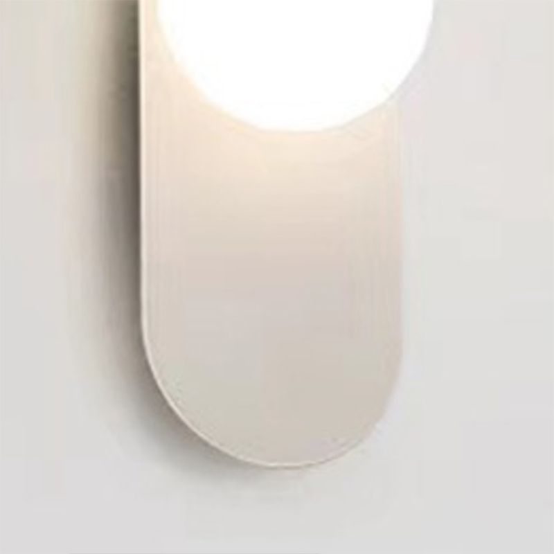 Polish Finish Metal Wall Light Industrial Globe Lighting for Foyer